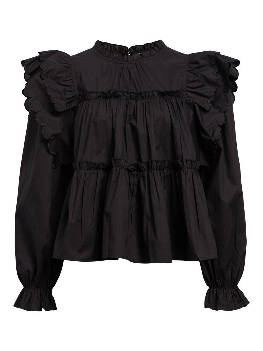 OBJECT OBJHOPE LONG SLEEVED TOP, Black, highres - 23046815_Black_001.jpg
