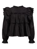OBJECT TOP A MANICHE LUNGHE, Black, highres - 23046815_Black_001.jpg