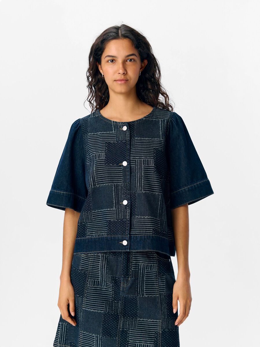 OBJECT DENIM SHIRT, Dark Blue Denim, highres - 23047029_DarkBlueDenim_003.jpg