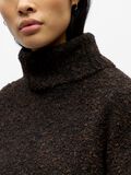 Product image thumbnail - HIGH NECK JUMPER, Seal Brown | 5