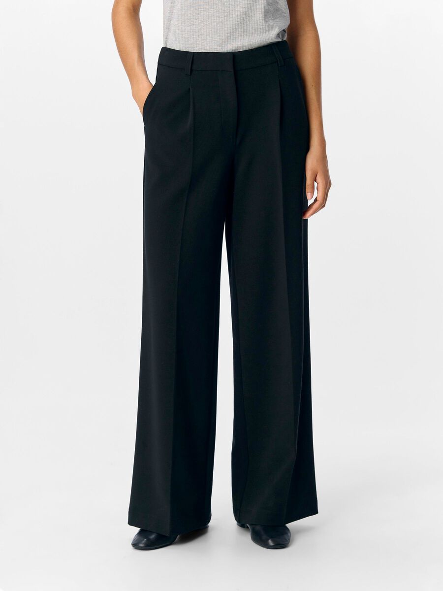 OBJECT WIDE LEG TROUSERS, Black, highres - 23046913_Black_003.jpg