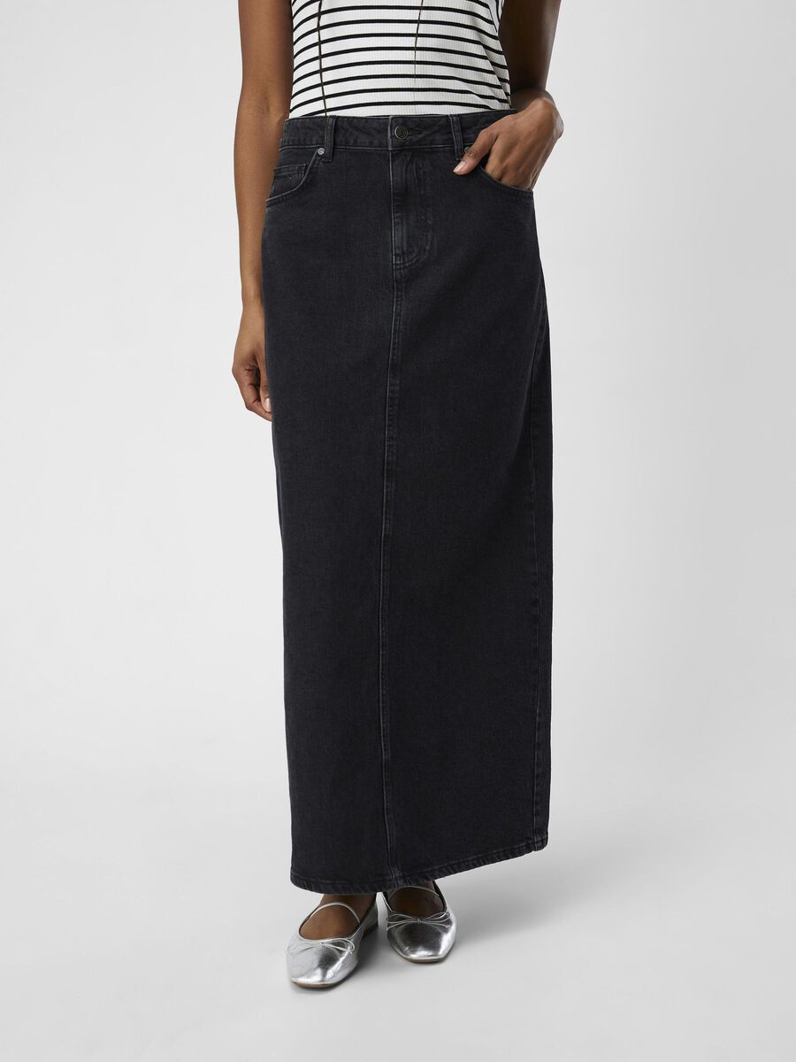 OBJECT DENIM MAXI SKIRT, Black Denim, highres - 23044363_BlackDenim_005.jpg