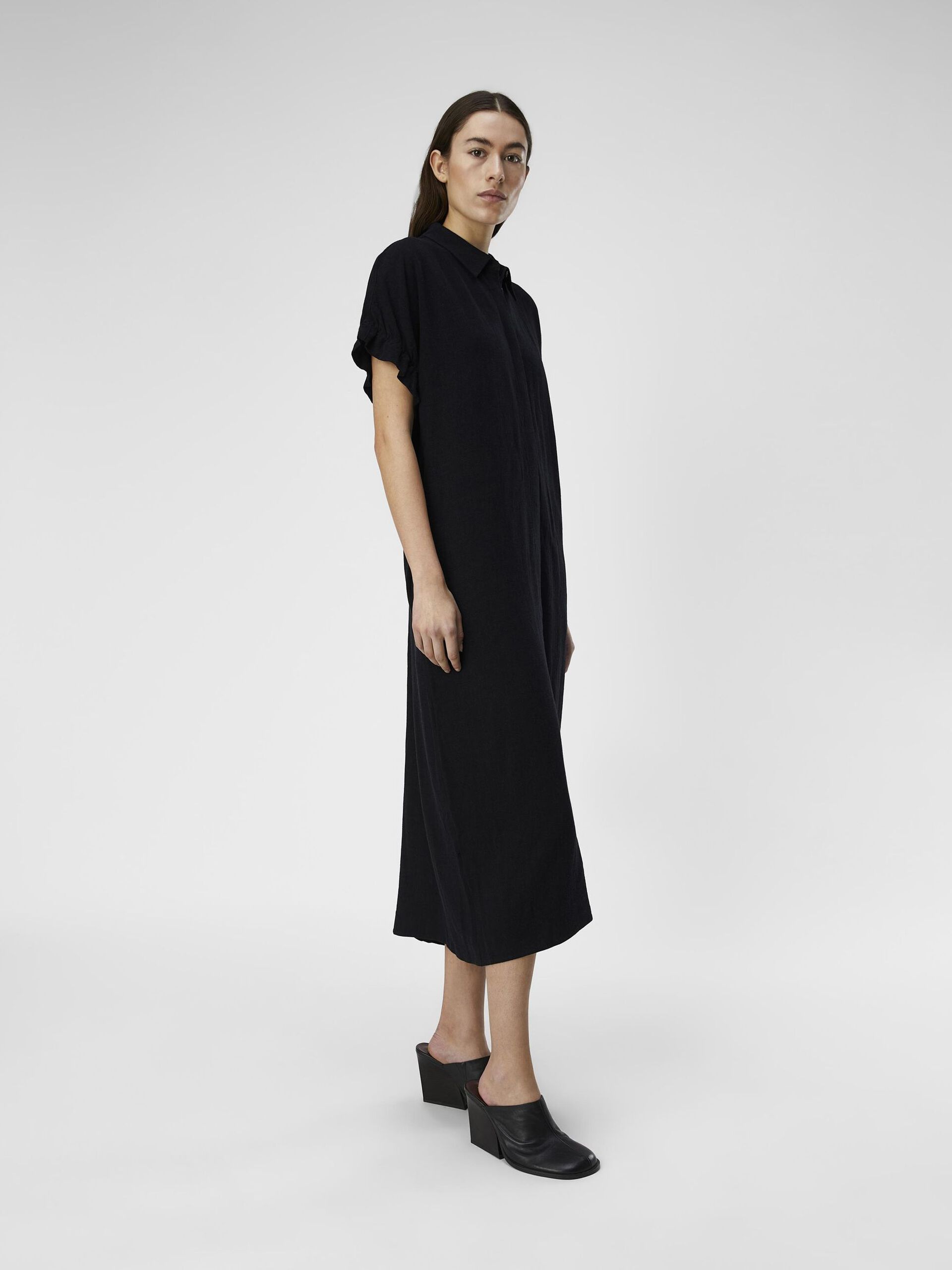 Carousel image - MAXI BLOUSEJURK, Black | 4