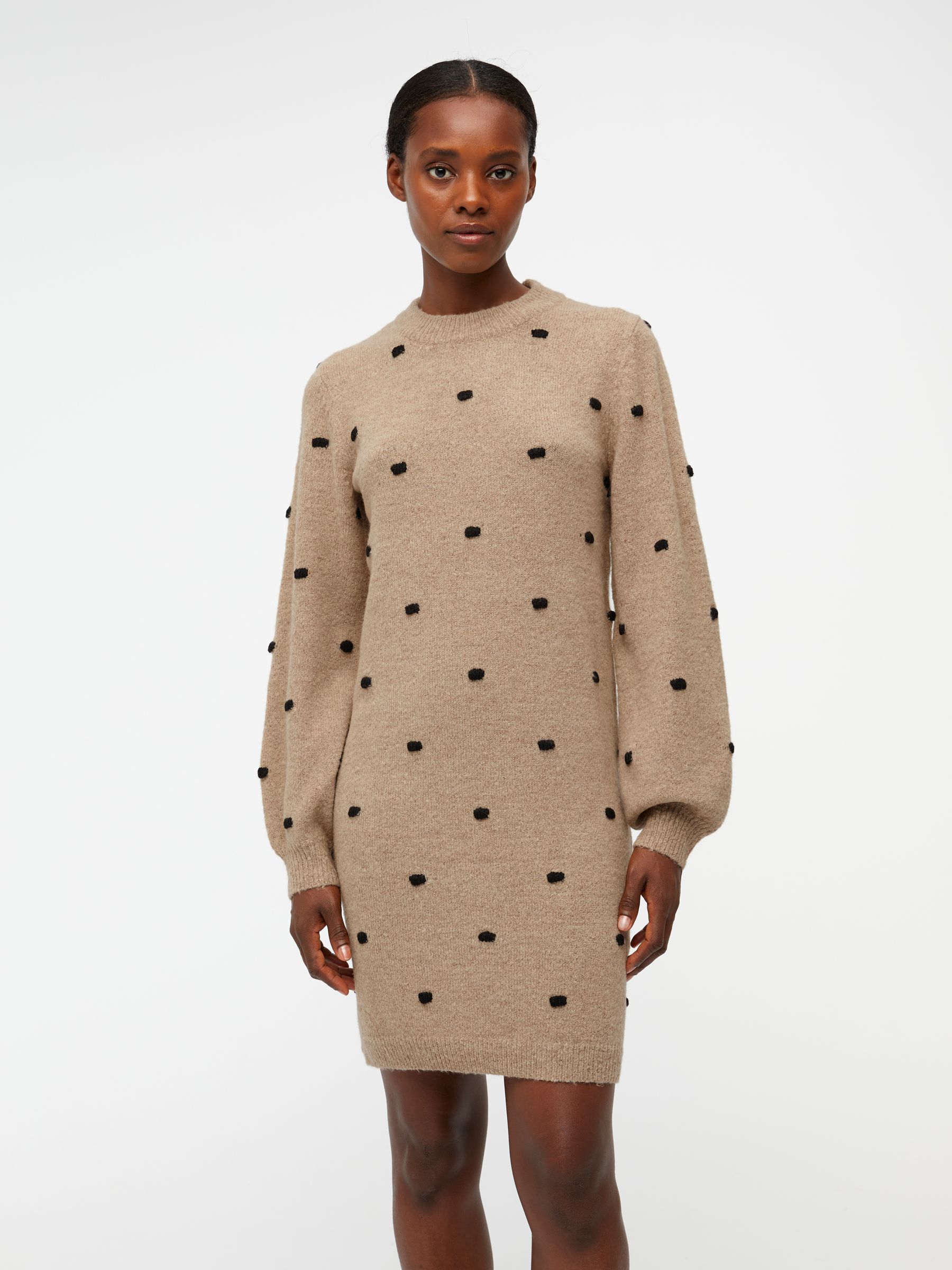 Polka dot cheap jumper dress