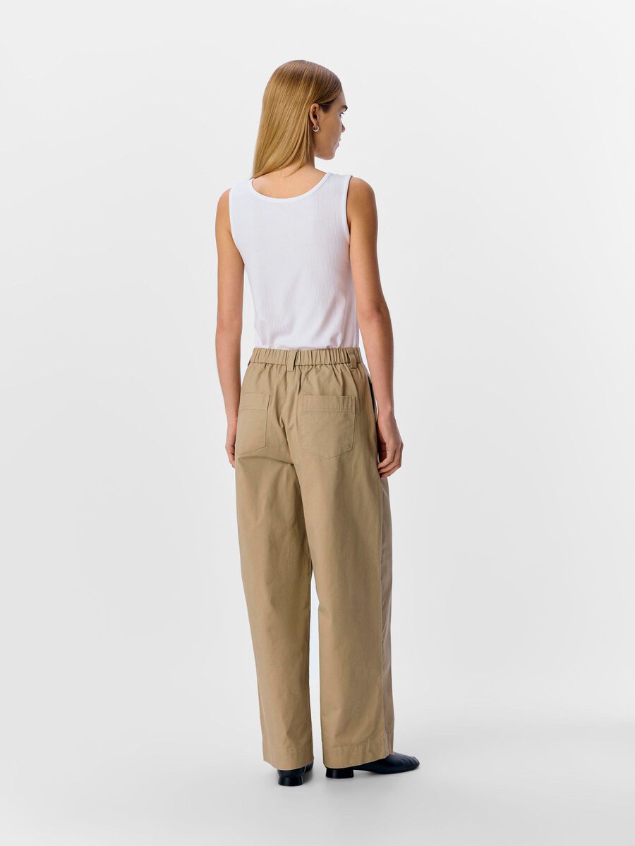 OBJECT BARREL LEG TROUSERS, Twill, highres - 23046340_Twill_004.jpg