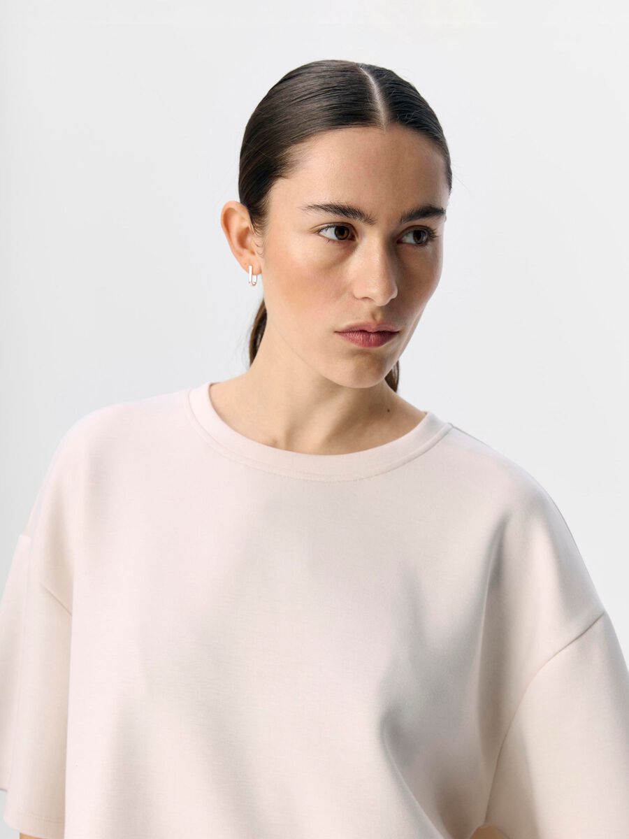 Carousel image - BOXY T-SHIRT, White Sand | 5