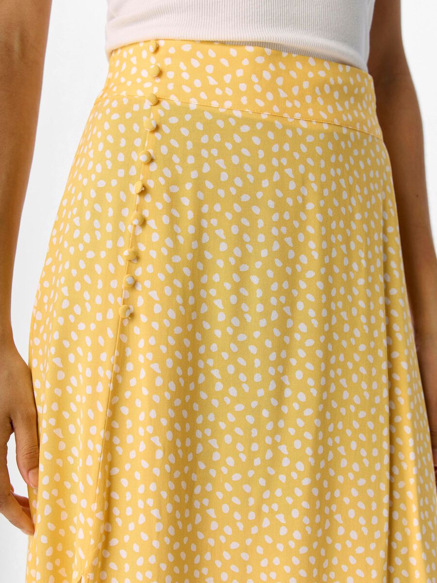 Carousel image - PATTERNED MIDI SKIRT, Daffodil | 5