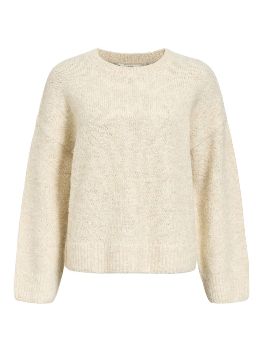 OBJECT RIBBED KNITTED PULLOVER, Sandshell, highres - 23046258_Sandshell_001.jpg