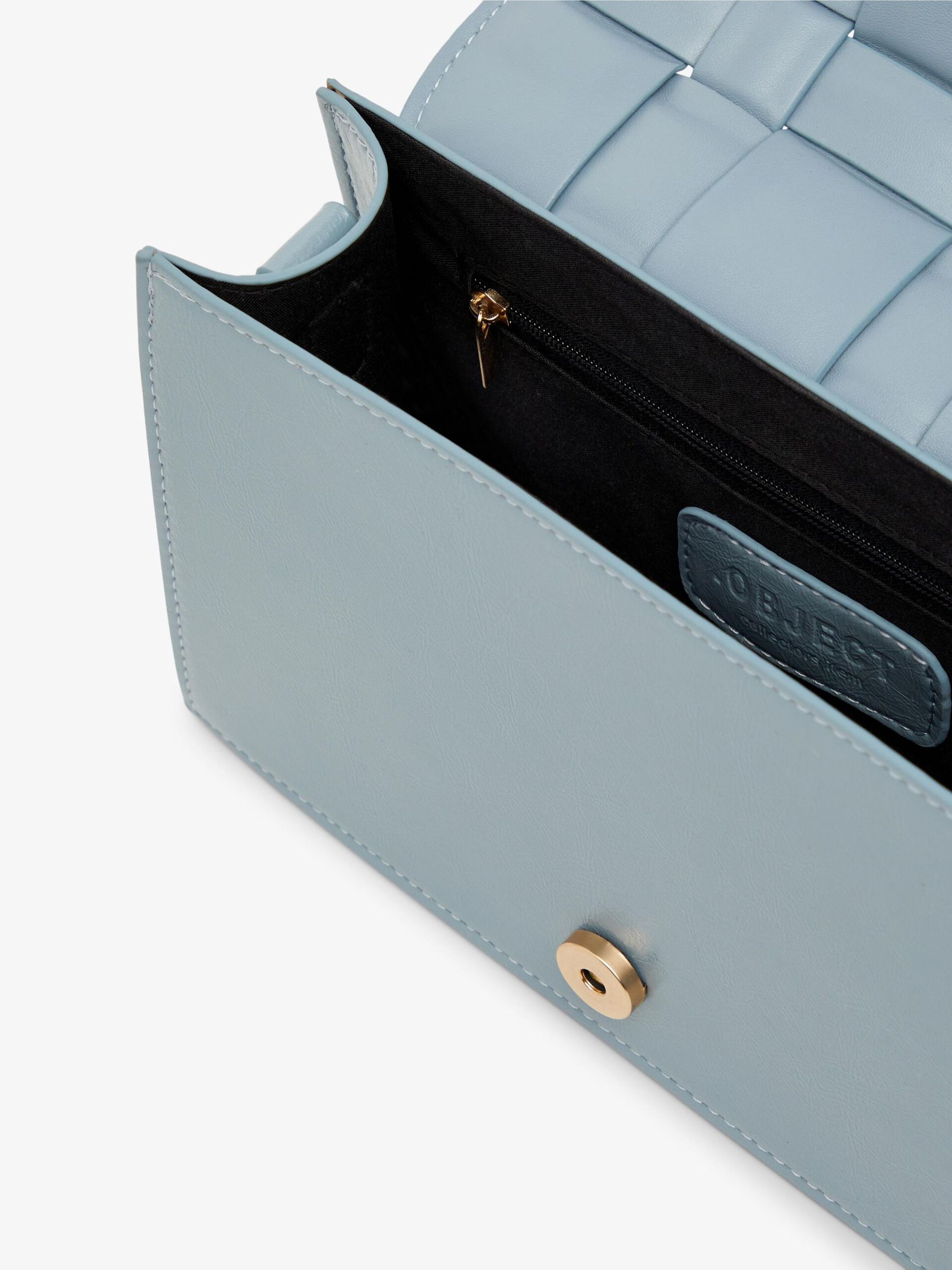Carousel image - FAUX LEATHER CROSSBODY BAG, Blue Mirage | 5