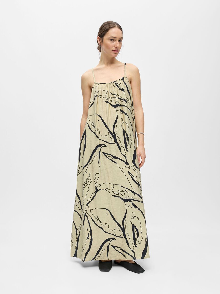 Carousel image - SLEEVELESS MAXI DRESS, Eucalyptus | 4