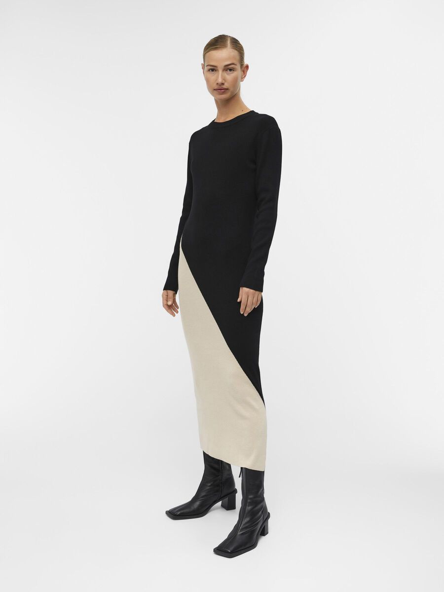 Carousel image - OBJESTER MAXI DRESS, Black | 4