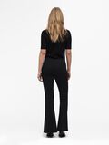 OBJECT HIGH WAISTED FLARED TROUSERS, Black, highres - 23043929_Black_004.jpg