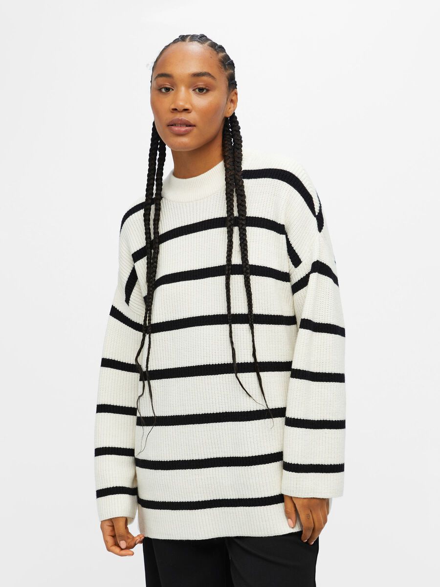 Object Collectors Item STRIPED KNITTED PULLOVER, Cloud Dancer, highres - 23040755_CloudDancer_995323_003.jpg
