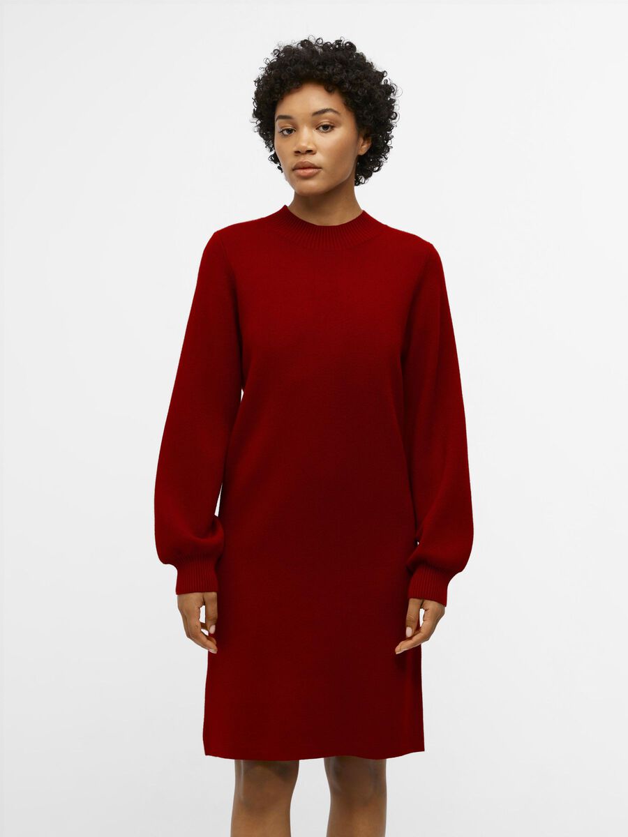 OBJECT MANCHES LONGUES ROBE EN MAILLE, Red Dahlia, highres - 23043130_RedDahlia_1071247_003.jpg