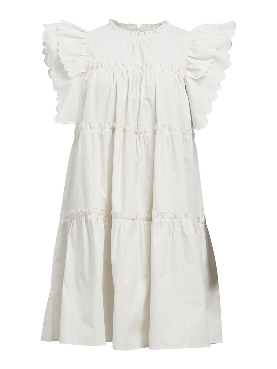 OBJECT RUFFLED MINI DRESS, White Sand, highres - 23045797_WhiteSand_001.jpg