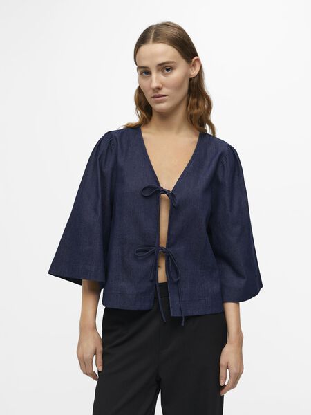 Object Collectors Item COL EN V CHEMISE EN JEAN, Dark Blue Denim, highres - 23044751_DarkBlueDenim_1124759_003.jpg