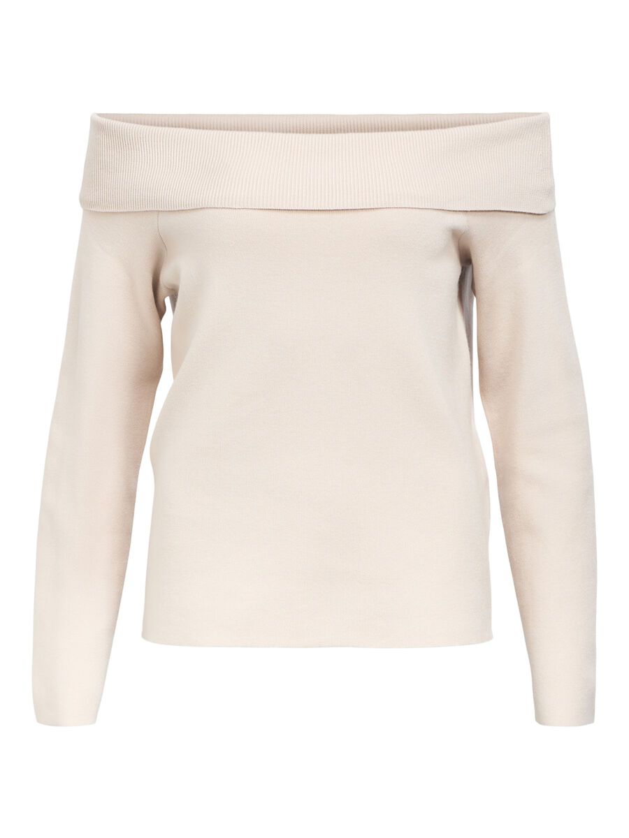 Product carousel image - OFF-SHOULDER JUMPER, Silver Gray | 2