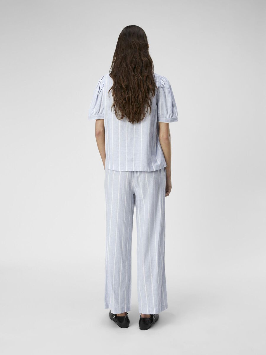 OBJECT LINEN WIDE-LEG TROUSERS, Brunnera Blue, highres - 23044261_BrunneraBlue_1105986_004.jpg