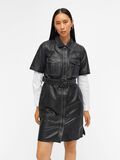 Object Collectors Item AVEC CEINTURE ROBE EN CUIR, Black, highres - 23040285_Black_003.jpg