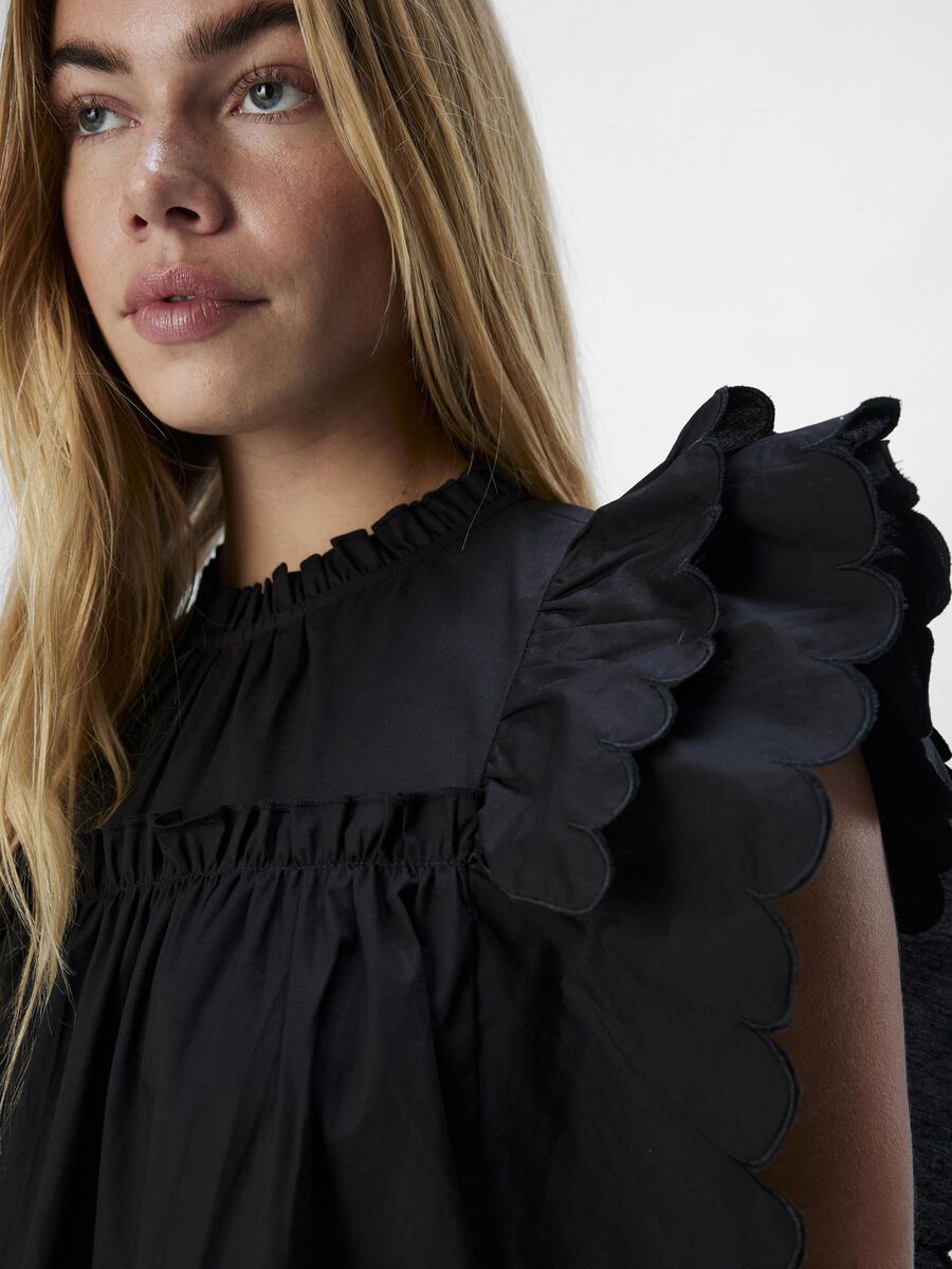 Carousel image - &Agrave; VOLANTS MINI-ROBE, Black | 5