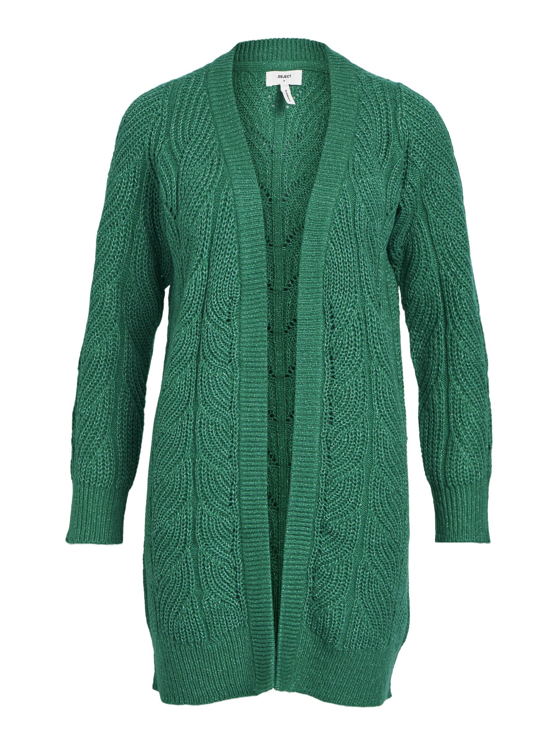 OBJNOVA STELLA KNITTED CARDIGAN Green .OBJECT CI UK
