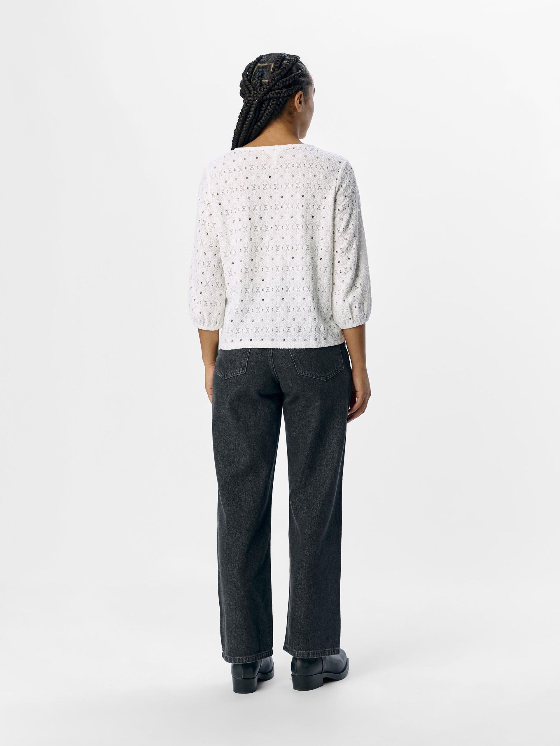 Carousel image - LACE TOP, Cloud Dancer | 3