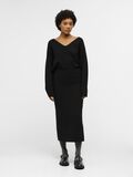 Object Collectors Item KNITTED MAXI SKIRT, Black, highres - 23044290_Black_005.jpg