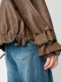Product image thumbnail - PU-BELAGT BIKERJAKKE, Morel | 5