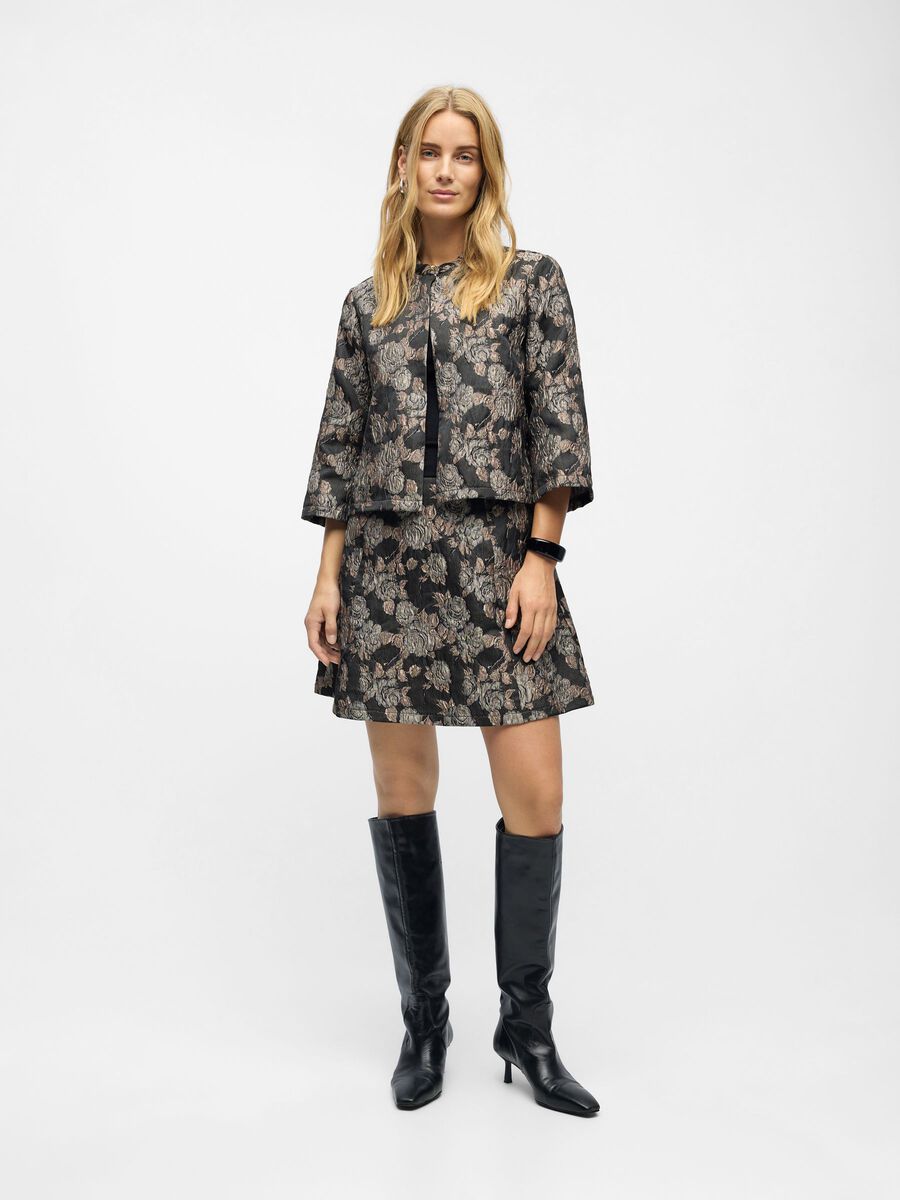 Carousel image - GEBLOEMD BLOUSE, Black | 4