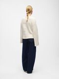 Product image thumbnail - KNITTED JUMPER, White Sand | 3