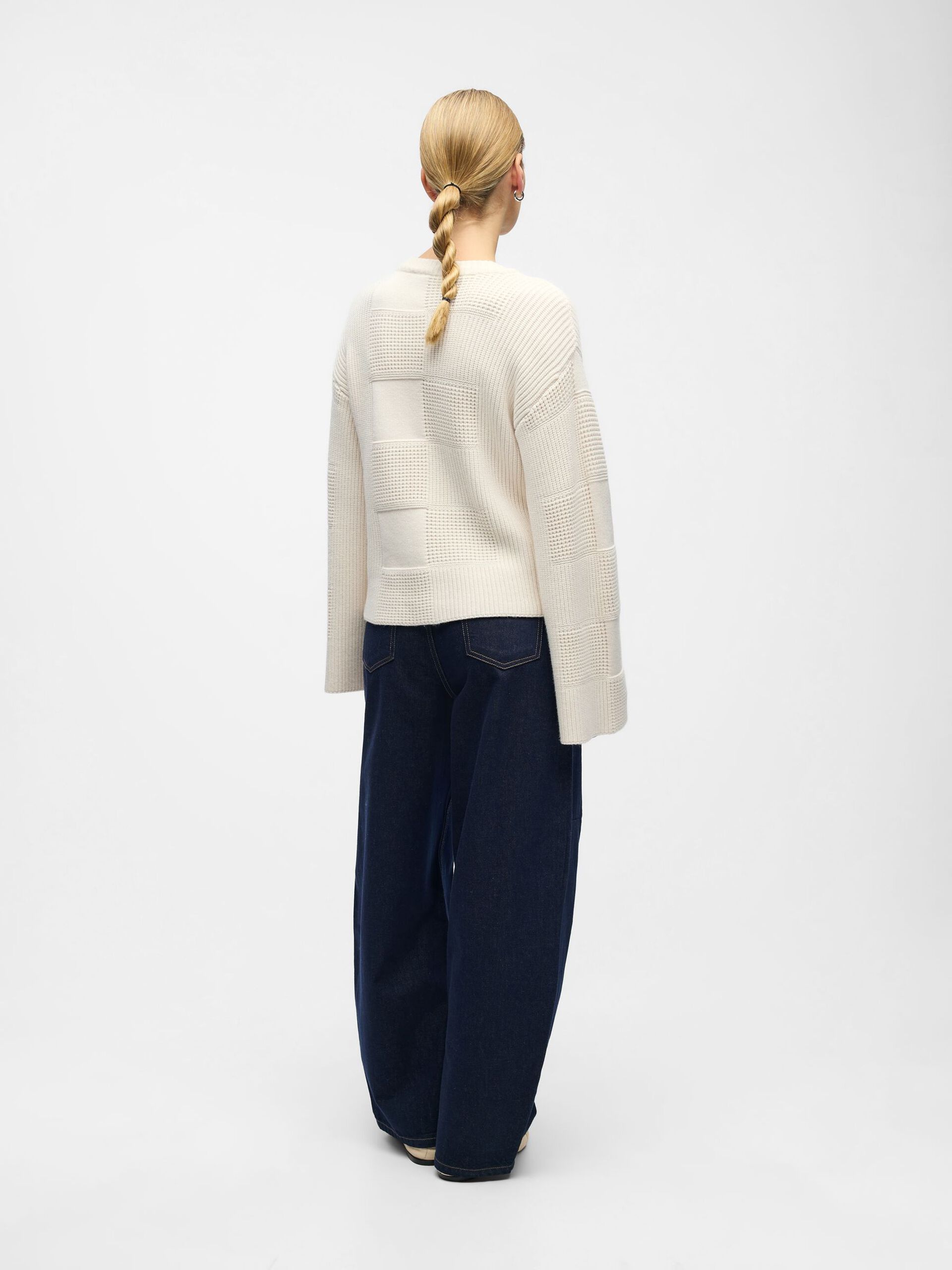 Carousel image - KNITTED JUMPER, White Sand | 3