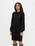 Object Collectors Item BALLOON SLEEVED KNITTED DRESS, Black, highres - 23030170_Black_003.jpg