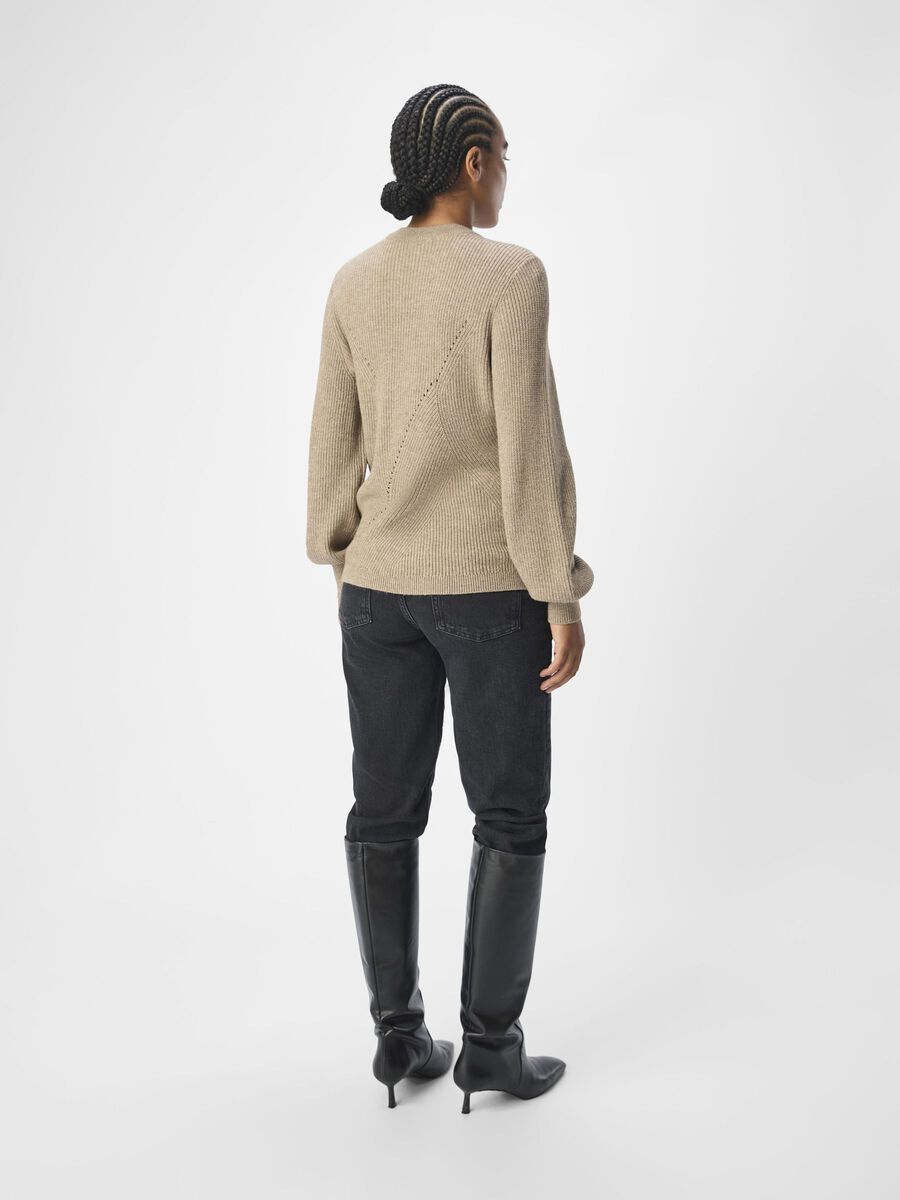 OBJECT KNITTED PULLOVER, Desert Taupe, highres - 23044621_DesertTaupe_1141041_004.jpg