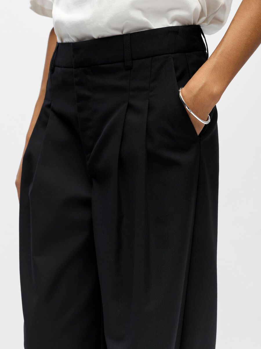 Product carousel image - PLEATED TROUSERS, Black | 5