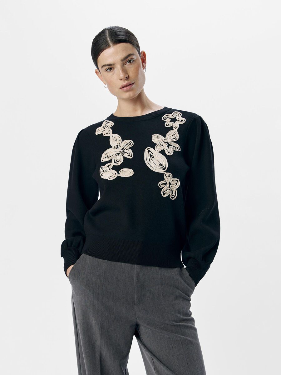 OBJECT OBJJOANA PULLOVER, Black, highres - 23040087_Black_1200206_003.jpg