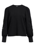 Product image thumbnail - DETAILED PULLOVER, Black | 1