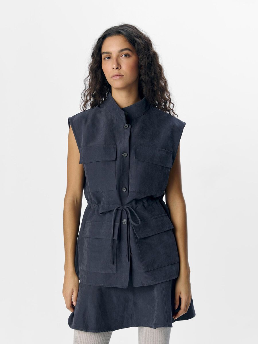 OBJECT LOOSE WAISTCOAT, Dark Denim, highres - 23047362_DarkDenim_003.jpg