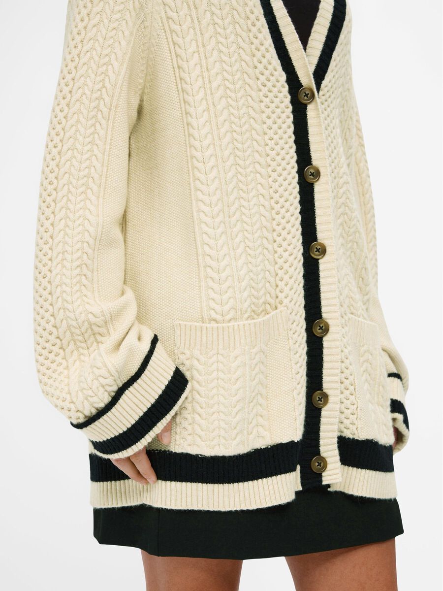 Object Collectors Item CABLE KNIT CARDIGAN, Sandshell, highres - 23043604_Sandshell_1089270_003.jpg