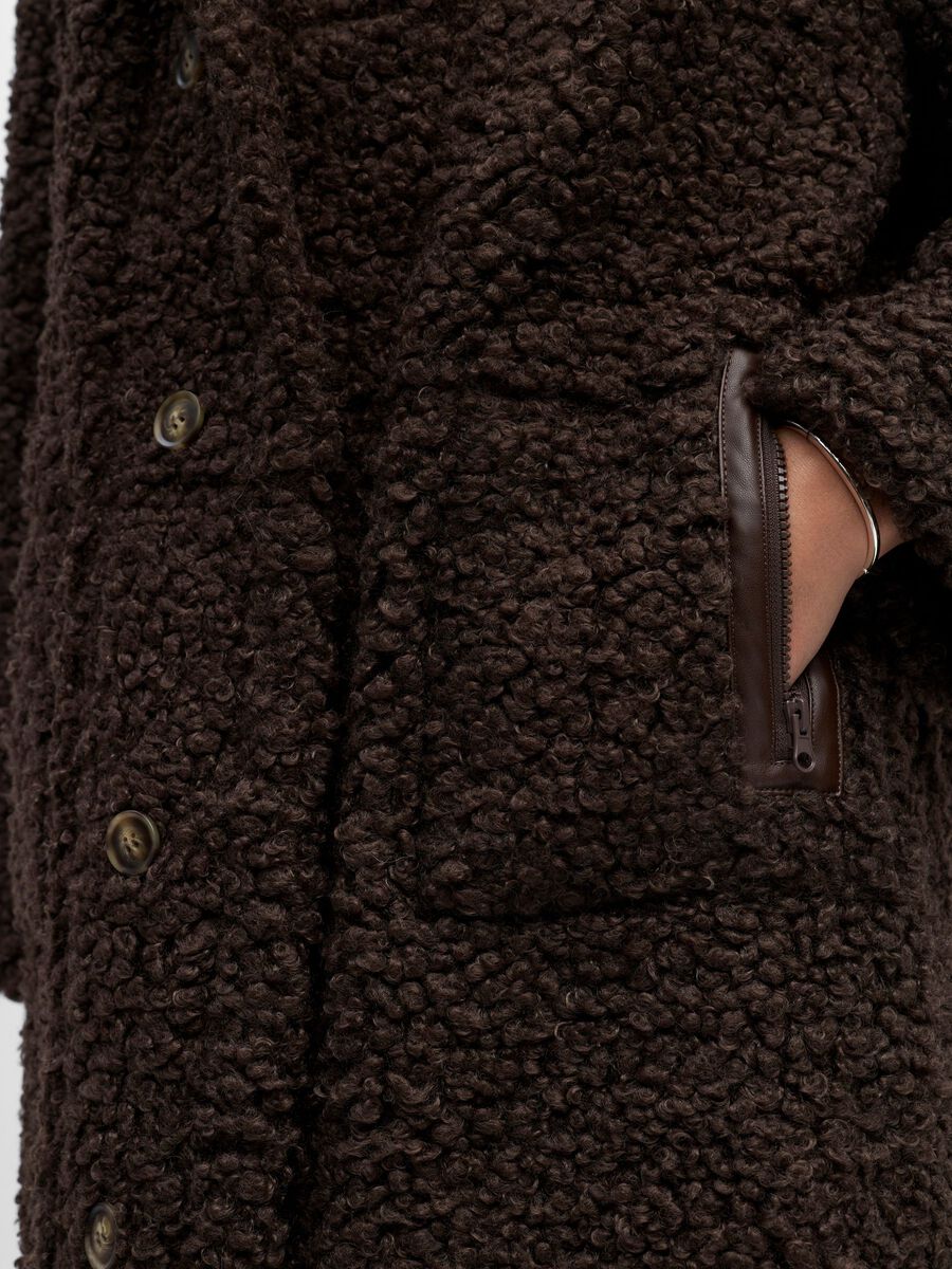 Carousel image - LONG COAT, Seal Brown | 5