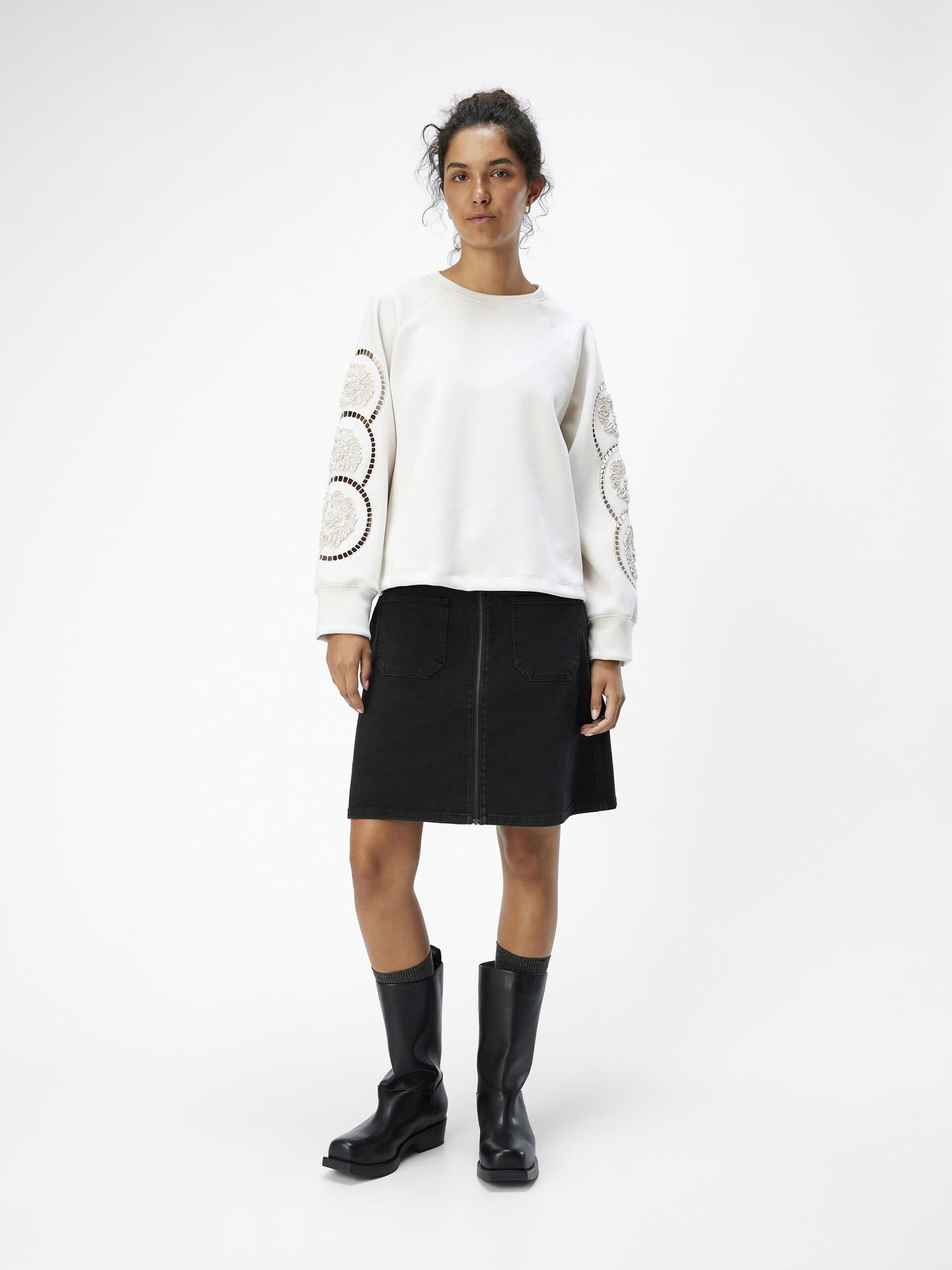 Carousel image - SUDADERA, White Sand | 4