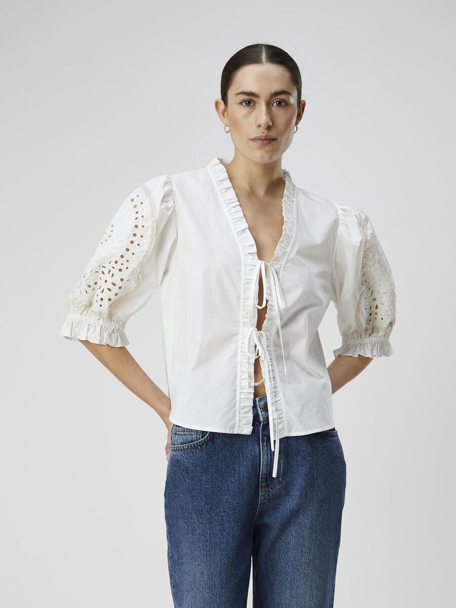 Object Collectors Item BRODERIE ANGLAISE TOP, White Sand, highres - 23044144_WhiteSand_003.jpg