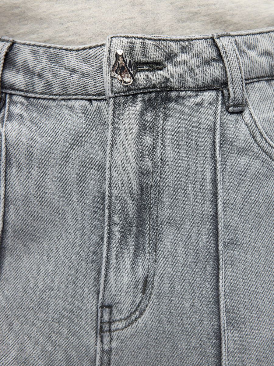 Carousel image - SHORTS, Light Grey Denim | 6