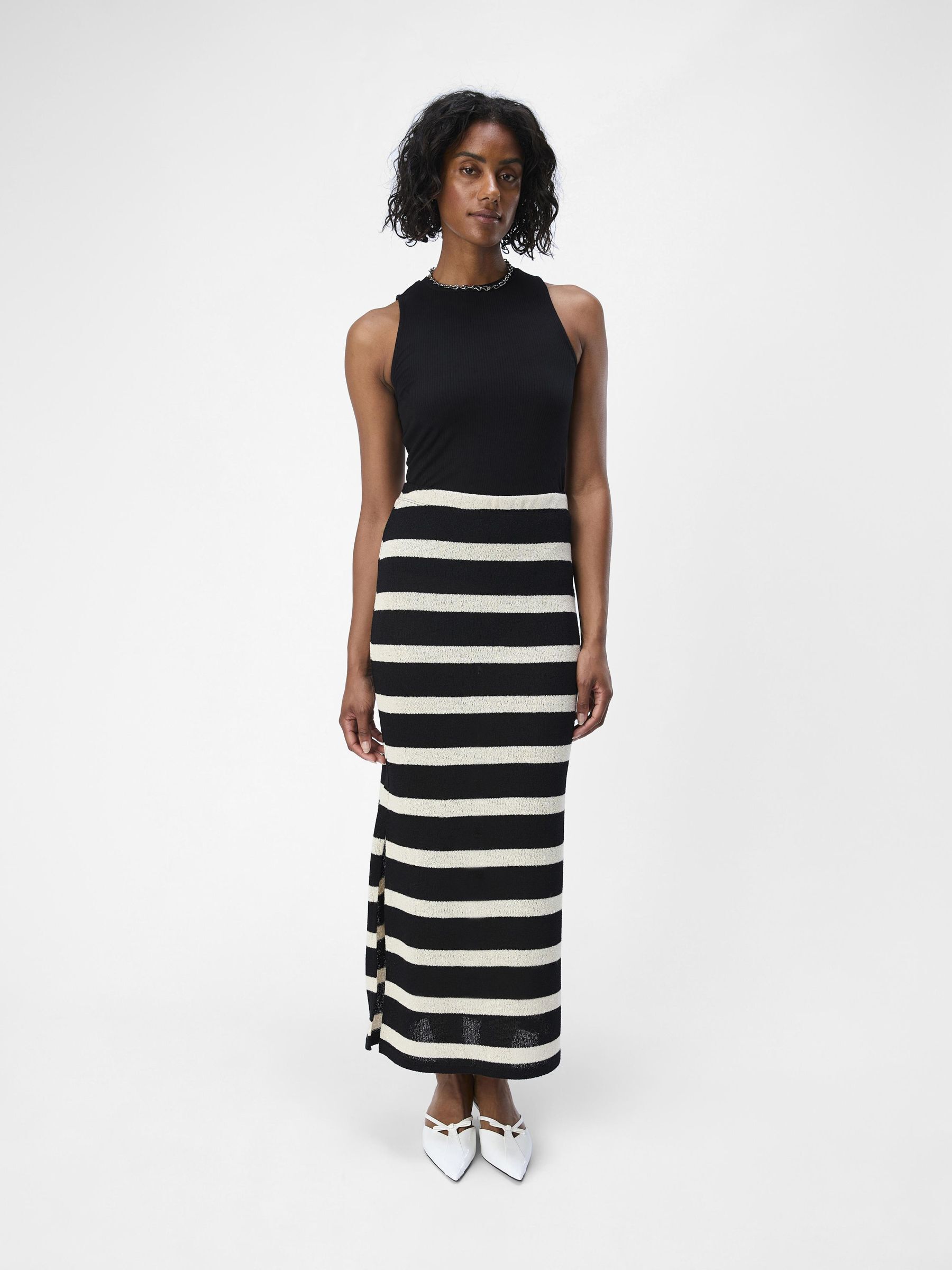 KNITTED MAXI SKIRT | White | .OBJECT CI Finland