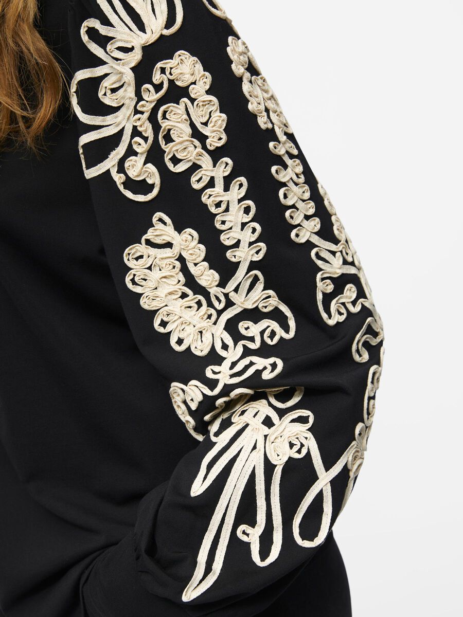 Carousel image - LONGSLEEVE TOP, Black | 5