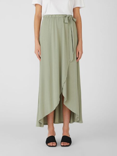 Object Collectors Item WRAP EFFECT MAXI SKIRT, Seagrass, highres - 23031010_Seagrass_933470_003.jpg