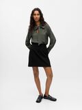 Product image thumbnail - MID WAIST MINI SKIRT, Black | 4