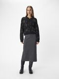 OBJECT DETAILED KNITTED CARDIGAN, Black, highres - 23045613_Black_005.jpg