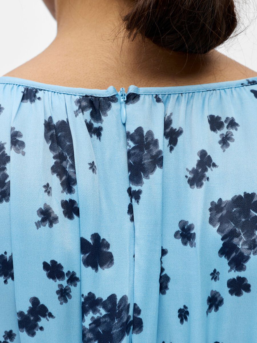 Carousel image - NAUWSLUITEND MAXI JURK, Dusk Blue | 5