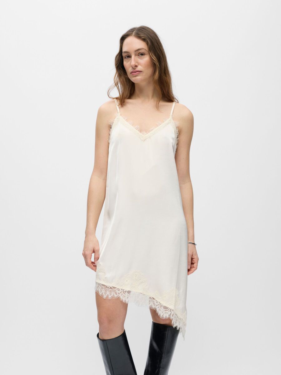 Carousel image - OBJECT COLLECTORS ITEM SLIP DRESS, Cloud Dancer | 6