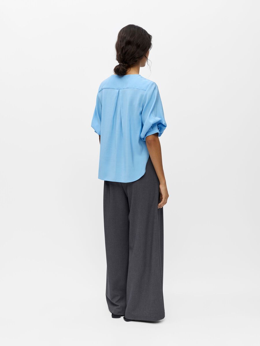 Product carousel image - PLEATED SHIRT, Little Boy Blue | 2